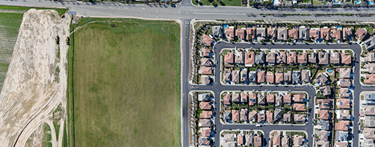 Development in Vacaville, Solano County.