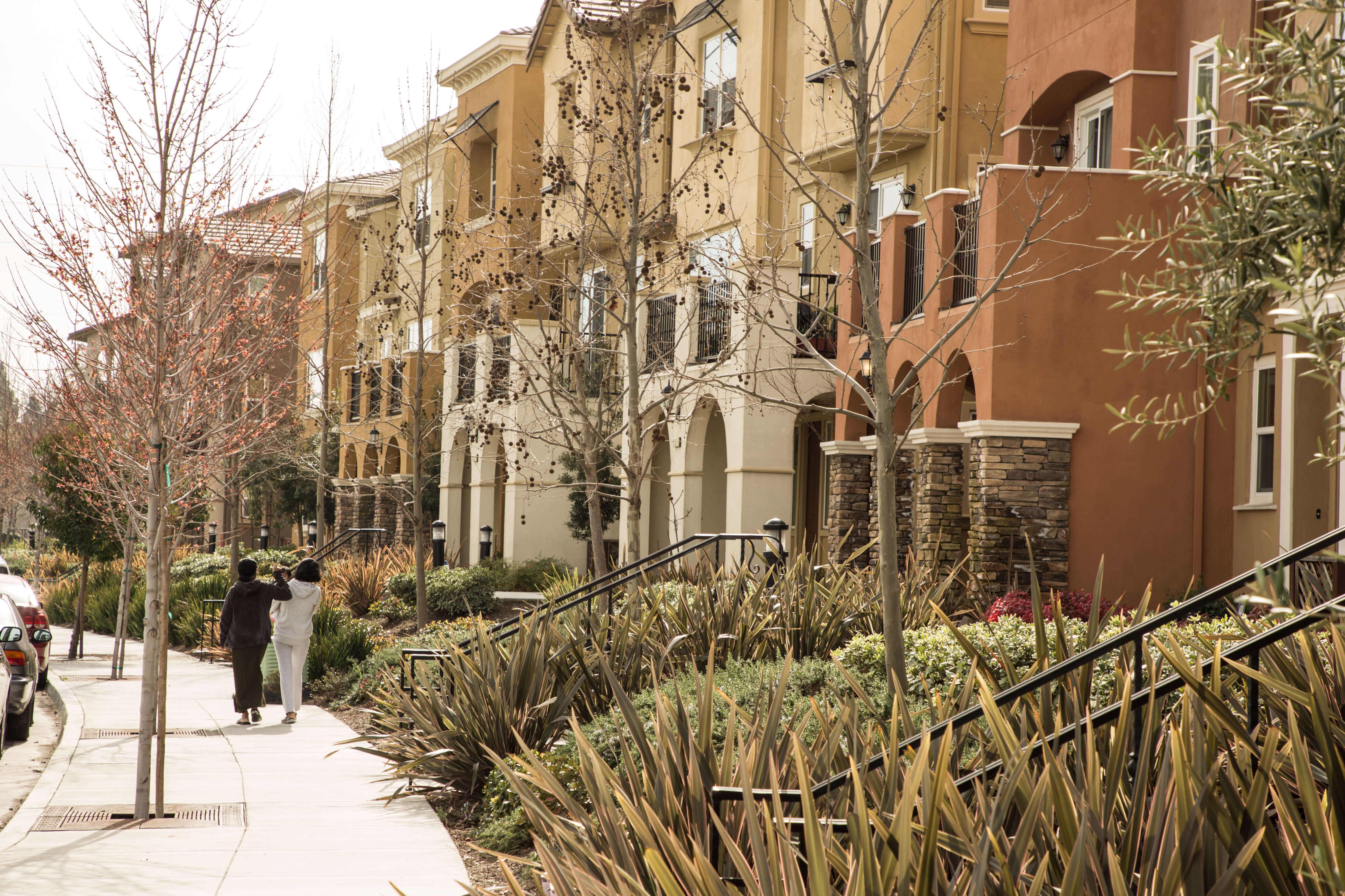 Housing near the Milpitas BART station provides a gateway to the workers of Silicon Valley.
