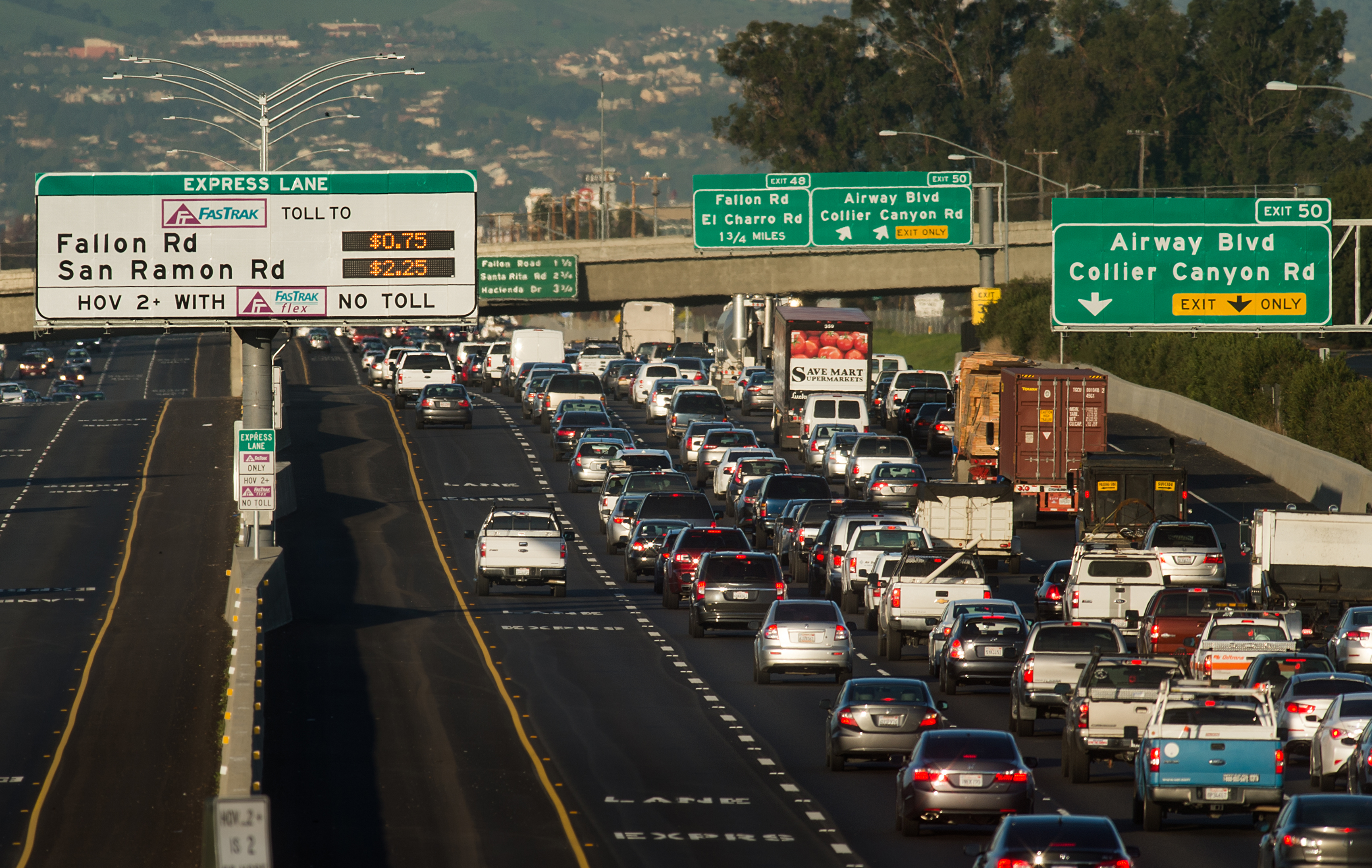Highway with Express Lanes